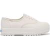 image:imageKeds Womens The Platform LugWhite Leather