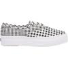 image:imageKeds Womens Point Lace Up SneakersBlack White Gingham