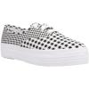 image:imageKeds Womens Point Lace Up SneakersBlack White Gingham