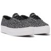image:imageKeds Womens Point Lace Up SneakersBlackSilver Canvas Mini Dot