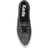 image:imageKeds Womens Point Lace Up SneakersBlackSilver Canvas Mini Dot