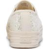 image:imageKeds Womens Point Lace Up SneakersCream Glitter