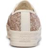 image:imageKeds Womens Point Lace Up SneakersGold Glitter