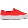 image:imageKeds Womens Point Lace Up SneakersRed Linen