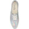 image:imageKeds Womens Point Lace Up SneakersSilver Iridescent Leather