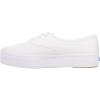 image:imageKeds Womens Point Lace Up SneakersWhite Canvas