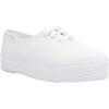 image:imageKeds Womens Point Lace Up SneakersWhite Canvas