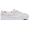 image:imageKeds Womens Point Lace Up SneakersWhite Glitter