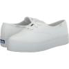 image:imageKeds Womens Point Lace Up SneakersWhite Leather