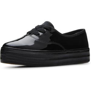 image:imageKeds Womens Point Lace Up SneakersBlackBlack Patent Leather