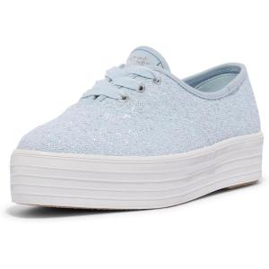 image:imageKeds Womens Point Lace Up SneakersBlue Glitter Celebrations