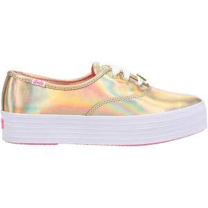 image:imageKeds Womens Point Lace Up SneakersGold
