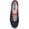 image:imageKeds Womens Champion Seasonal LaceUp Fashion SneakerNavyRed Varsity Canvas
