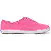 image:imageKeds Womens Champion Seasonal LaceUp Fashion SneakerNeon Pink Canvas