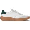image:imageKeds Womens Contest Lace Up Fashion SneakerLight GreyForest Green LeatherSuede