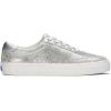 image:imageKeds Womens Jump Kick TToe Fashion SneakerSilver Distressed Metallic Leather