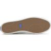 image:imageKeds Womens Jump Kick TToe Fashion SneakerSilver Distressed Metallic Leather