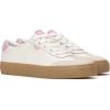 image:imageKeds Womens Jump Kick TToe Lace UpSnow WhiteHot Pink LeatherSuede