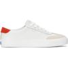 image:imageKeds Womens Jump Kick TToe Lace UpSnow WhiteRed LeatherSuede