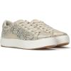 image:imageKeds Womens Park Lace Up SneakersGold Metallic Snake Foil Suede