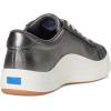 image:imageKeds Womens Park Lace Up SneakersGunmetal Metallic Leather