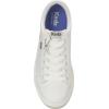 image:imageKeds Womens Park Lace Up SneakersSnow WhitePink Embroidery
