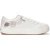 image:imageKeds Womens Park Lace Up SneakersSnow WhitePink Embroidery