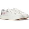 image:imageKeds Womens Park Lace Up SneakersSnow WhitePink Embroidery