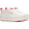 image:imageKeds Womens Skyler II LaceupSnow WhiteCoral Outsole