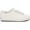 image:imageKeds Womens Triple Kick SneakerWhiteBlack Bottom Foxing Stripe