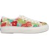 image:imageKeds Womens Triple Kick SneakerWhiteCoral