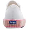 image:imageKeds Womens Triple Kick SneakerWhiteNeon Pink Canvas