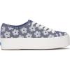 image:imageKeds Womens Triple UpLight Blue Floral Canvas