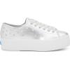 image:imageKeds Womens Triple UpSilver Light Up Leather