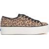image:imageKeds Womens Triple UpTanBlack Leopard Suede