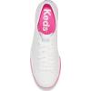 image:imageKeds Womens Triple UpWhitePink Bumper Foxing Stripe