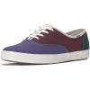 Navy/Burgundy/Green Colorblock