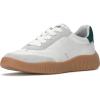 image:imageKeds Womens Contest Lace Up Fashion SneakerLight GreyForest Green LeatherSuede