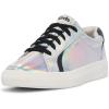 Silver Iridescent Leather