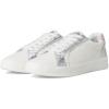 Snow White/Silver/Mauve Leather