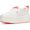 Snow White/Coral Outsole