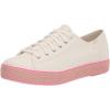 White/Neon Pink Canvas