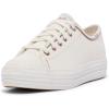 White/Rose Gold Leather
