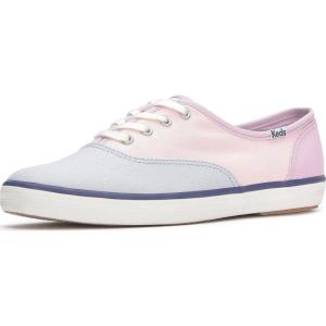 image:imageKeds Womens Champion Seasonal LaceUp Fashion SneakerPinkBlueLilac Colorblock Canvas