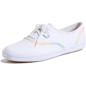 image:imageKeds Womens Champion Seasonal LaceUp Fashion SneakerWhite Whipstitch Multi Canvas