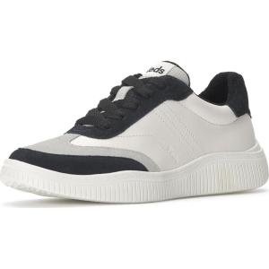 image:imageKeds Womens Contest Lace Up Fashion SneakerWhiteBlack LeatherSuede