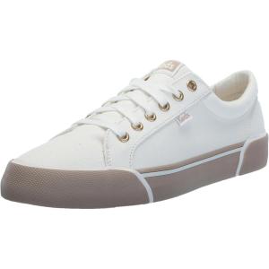 image:imageKeds Womens Jump Kick Lace UpWhiteTaupe Bumper Foxing