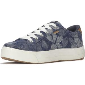image:imageKeds Womens Park Lace Up SneakersBlue Floral Denim