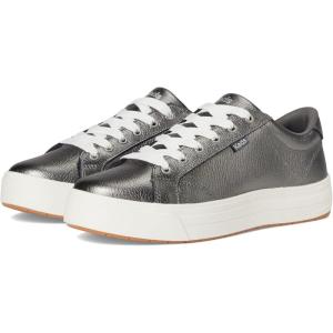 image:imageKeds Womens Park Lace Up SneakersGunmetal Metallic Leather