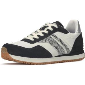 image:imageKeds Womens Rena Lace Up SneakerBlackWhiteBurgundyDalmata